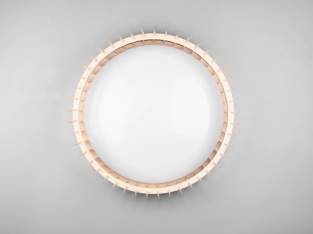 Plafonnier moderne à LED intégrées MONTE brun pour éclairage de salon - 14