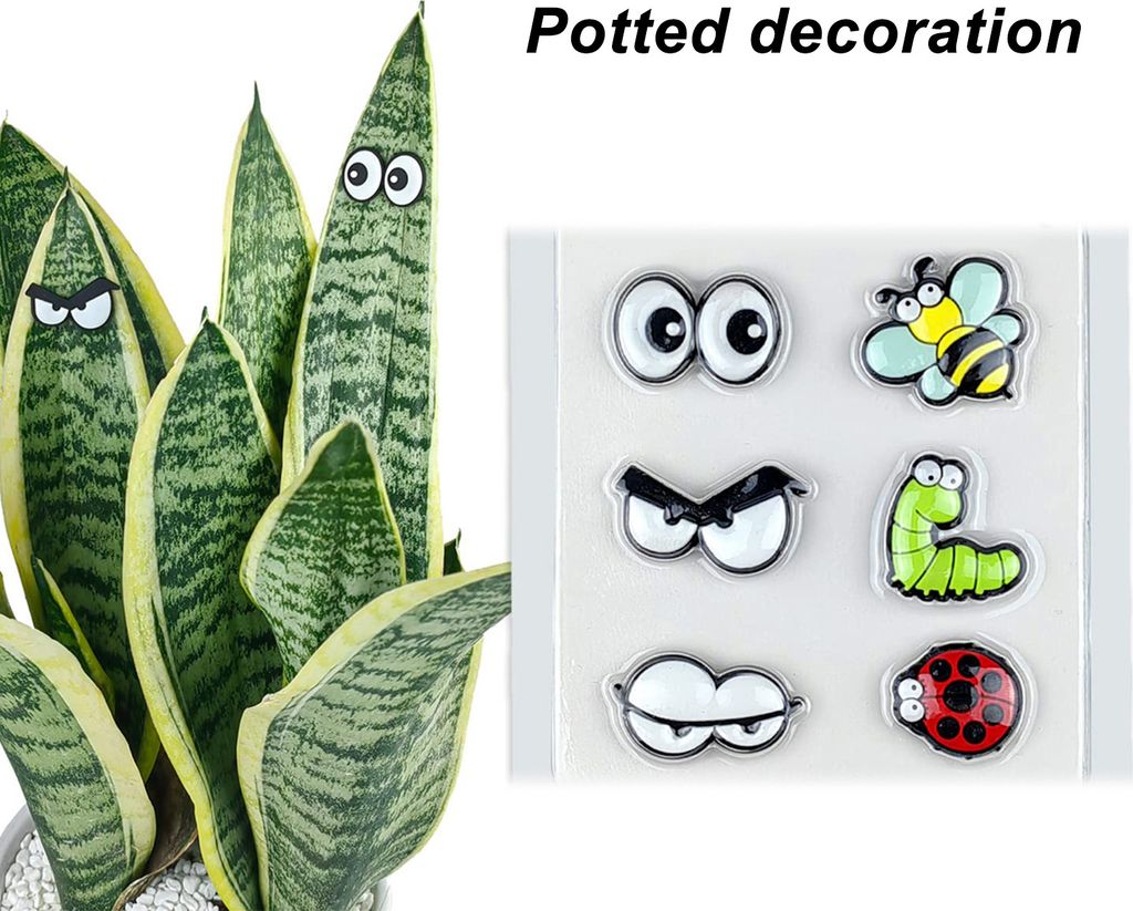 6pcs Topfdekoration Magnetische exquisite schöne Form Plastikpflanze Safe Magnetstifte Reiz Haushaltsvorräte