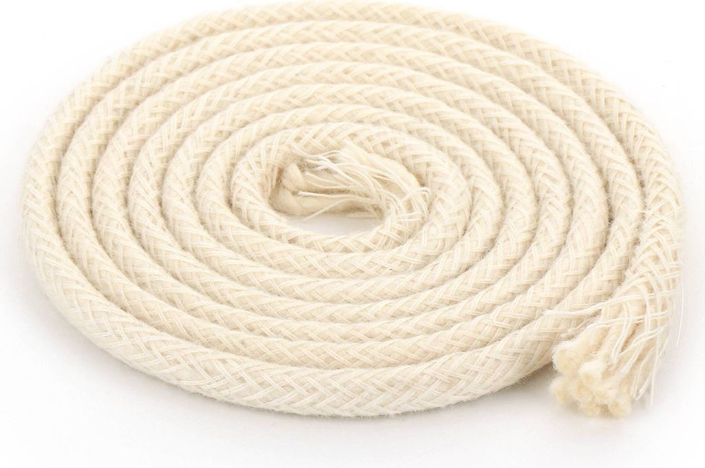 1m docht 5mm Baumwolle GartendochtFackeldocht Schmelzlicht Ersatzdocht 1284