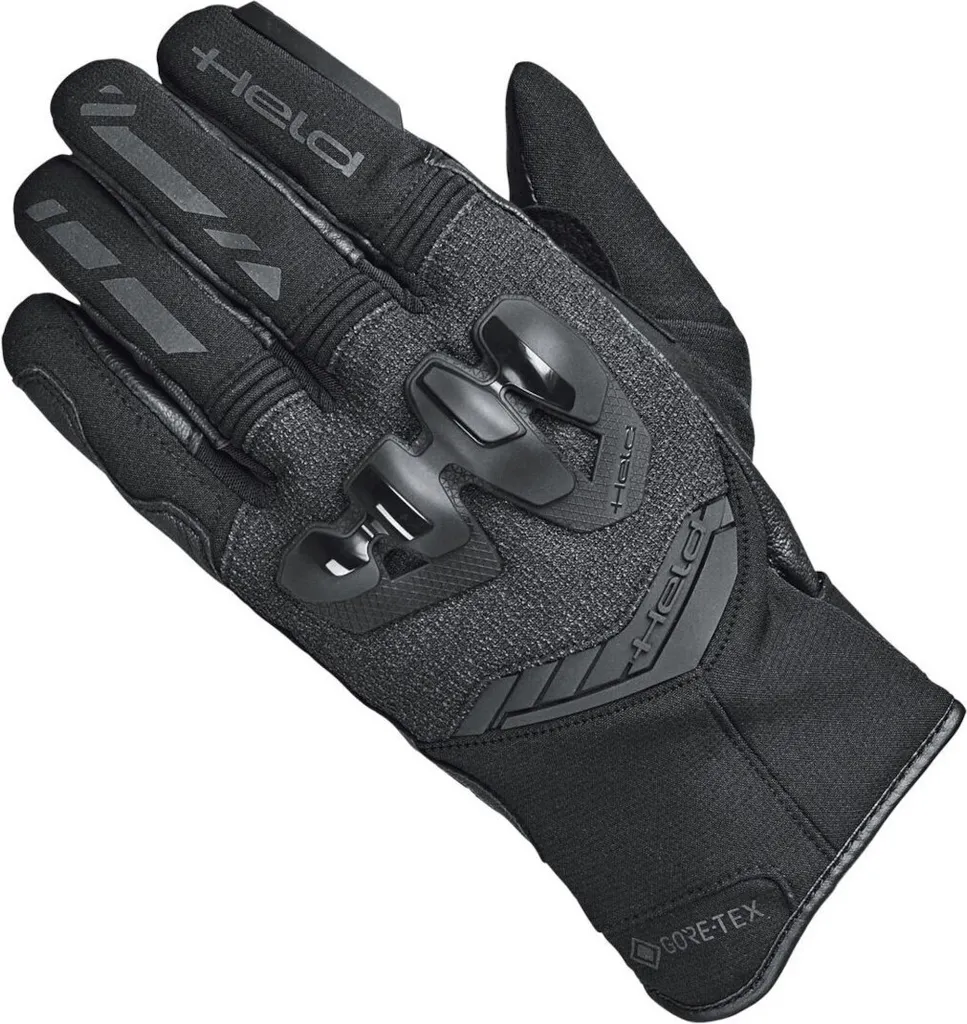 Gants moto Gore-Tex Held Gavia 2 en 1 pour rouler au sec en taille 10