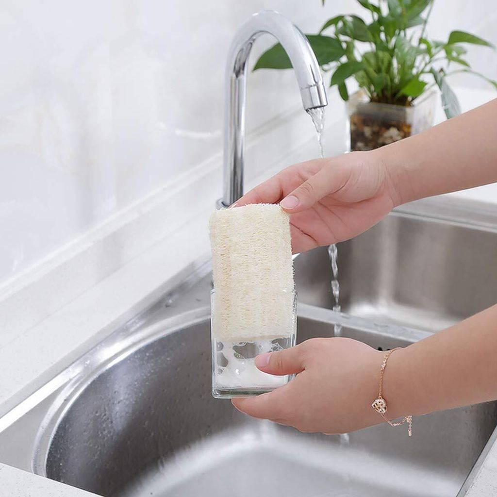 6 Stücke  Natürliche Luffa, Luffa-Schwamm Spa Peeling Produktbild 7