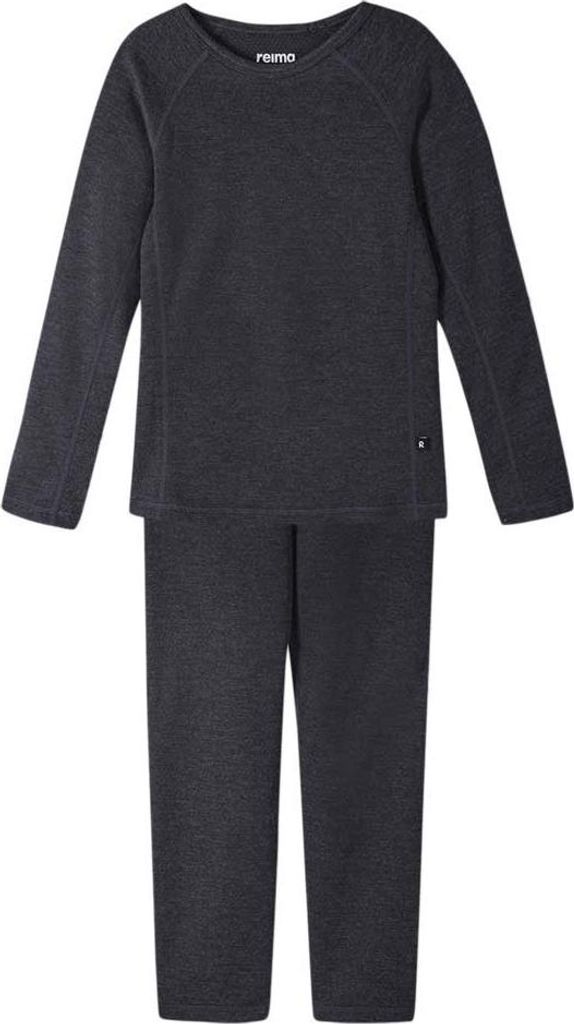 Reima Lani Funktionsunterwäsche-set Schwarz 12 Months Jungen,Mädchen Schwarz 12 Months