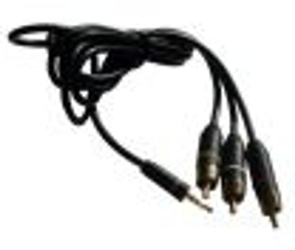 PEDEA 3.5mm/RCA, 3.5mm, 3 x RCA, Gold