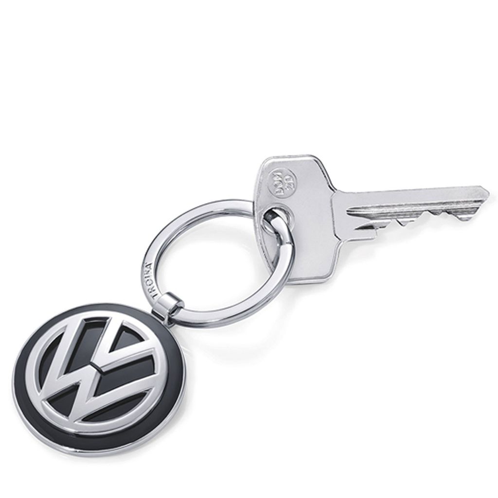 Original VW GTI Schlüsselanhänger Keyring Metall Anhänger silber / schwarz