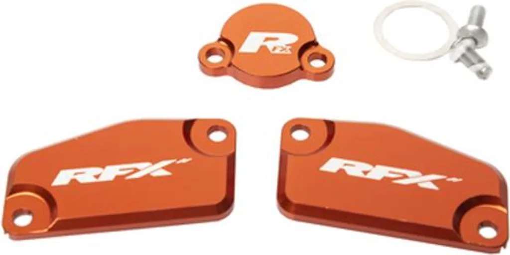 Kit Couvre-Réservoir Orange KTM SX65 SX85 Frein Embrayage RFX
