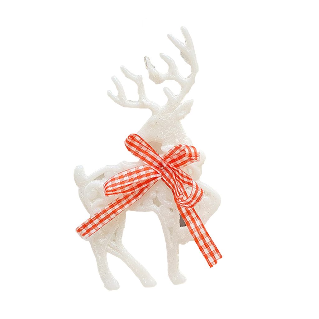 Weihnachtsanhänger Cartoon Muster Hirsch Little Stern wiederverwendbare Weihnachtsdekoration Plastik Weihnachtsbaum Pentagramm Anhänger für Fest...