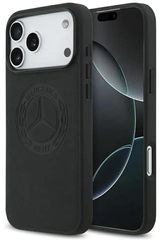 Etui Mercedes Leather Vintage Logo Magsafe Na Iphone 17 Pro Obrázok produktu 