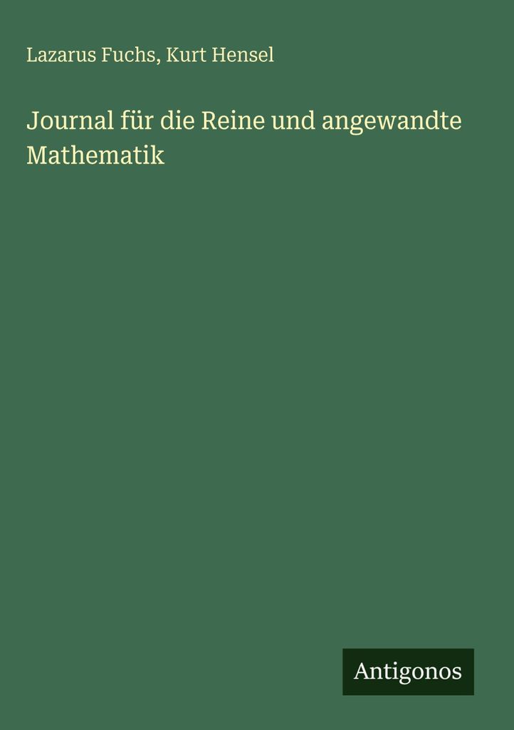 Journal für die Reine und angewandte Mathematik