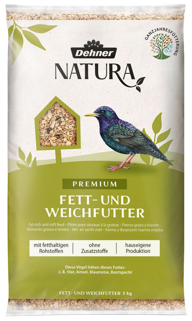 Dehner Natura Premium Wildvogelfutter, Fettfutter / Produktbild 