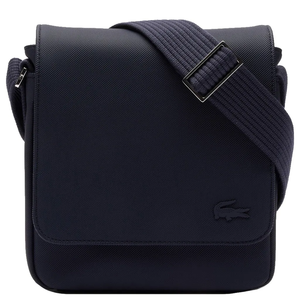 Borsa Uomo Lacoste Classic Flap Marine 166 - Design Funzionale - 5