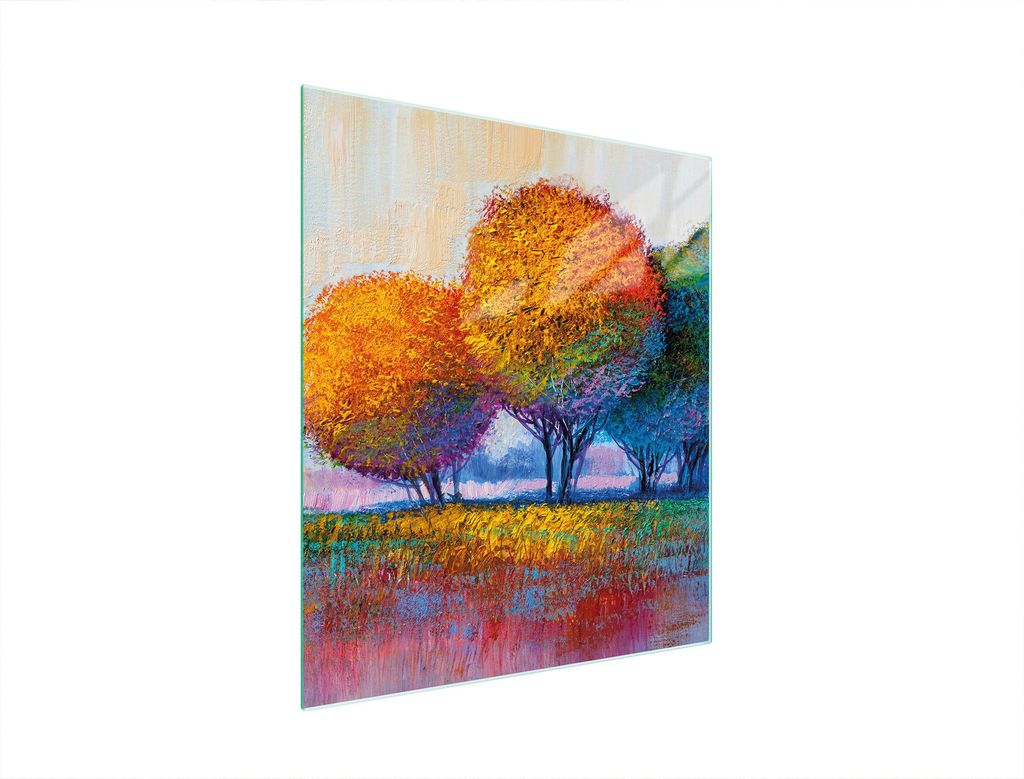 Glasschneidebrett 45x52 Baum