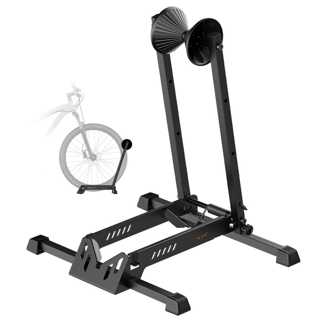 ORSEM Freistehender Klappbarer Fahrradständer für 20–29 Zoll, Radständer MTB, Rennrad & E-Bike, Faltbar, Einstellbar, Reifen bis 4,5" Bike Stand