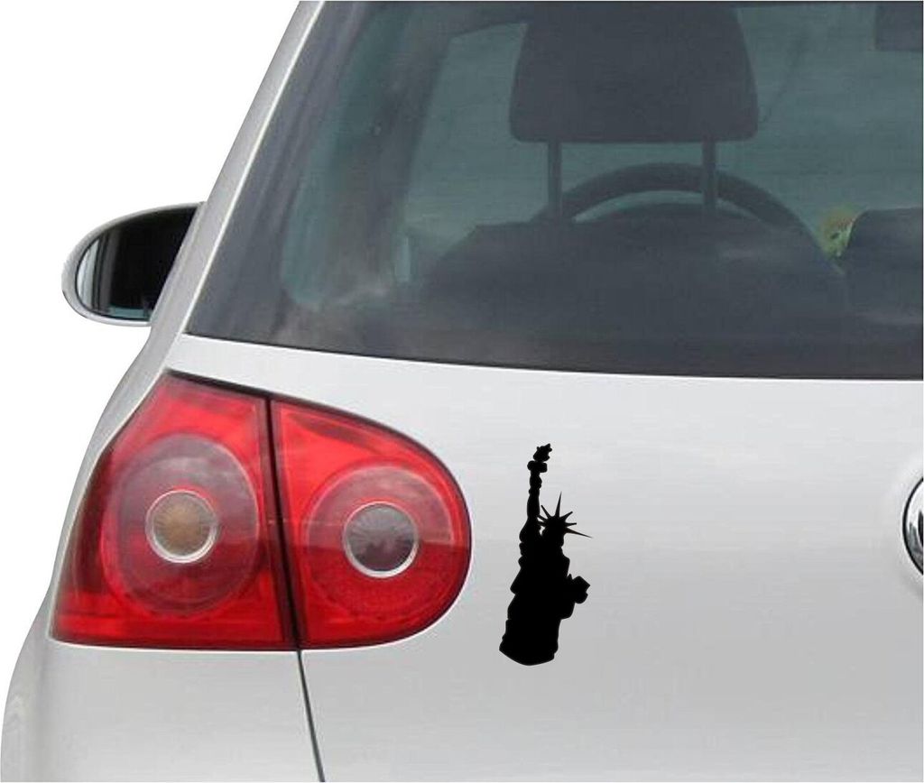 Aufkleber / Autoaufkleber - JDM - Die cut - New York City New York Bumper Sticker travel - schwarz - 76mmx127mm
