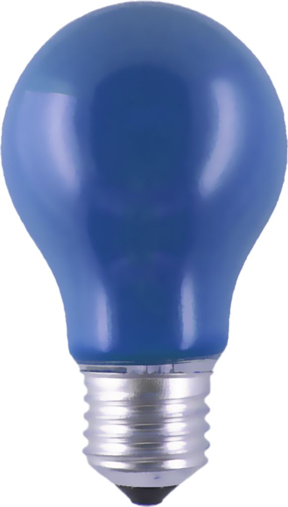 Merkur Glühbirne 15W E27 farbig bunt Blau Glühlampe dimmbar Produktbild 