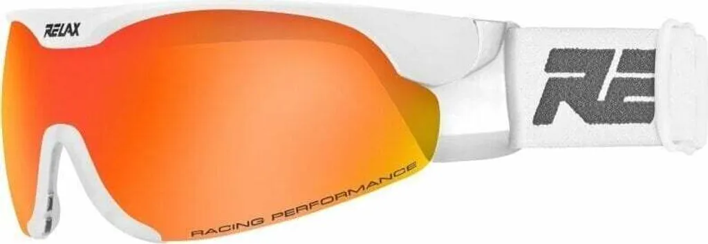 Masque de ski Relax Cross avec écran Inferno Platinum Blanc pour Piste
