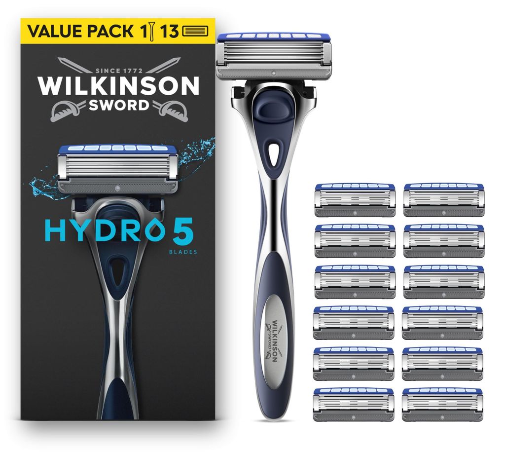 Hydro 5 Rasoio con protezione per la pelle +  13 testine Immagine del prodotto 