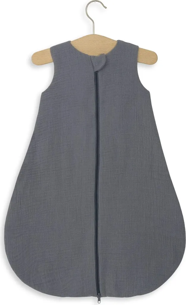 Sac de couchage bébé en mousseline anthracite 0-6 mois TOG 1.0 léger