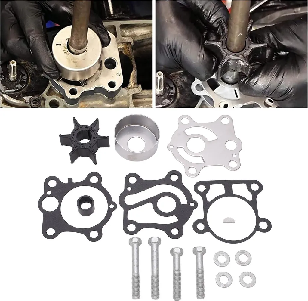 IWBR Kit di Riparazione girante della Pompa dell'Acqua Adatto for fuoribordo Yamaha 40hp 50hp 60hp Nave Motore for Barche Marine Parte 63D-W0078-01 for Sierra 18-3434