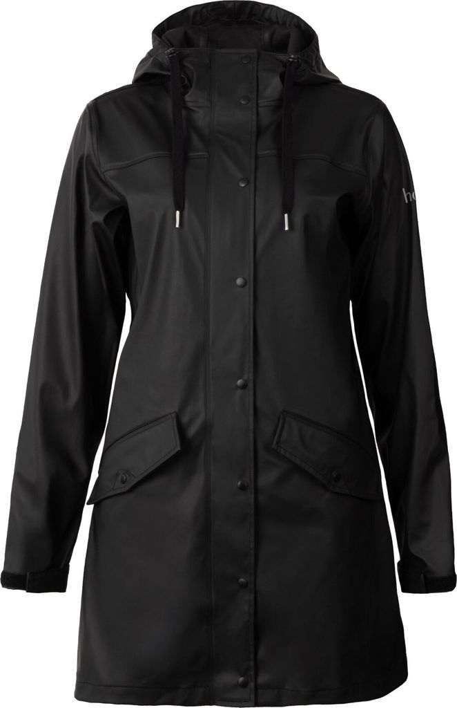 Horze Billie Regenjacke, Schwarz, 36