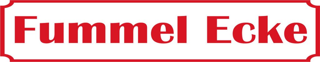 vianmo Blechschild 10x46 cm Fummel Ecke