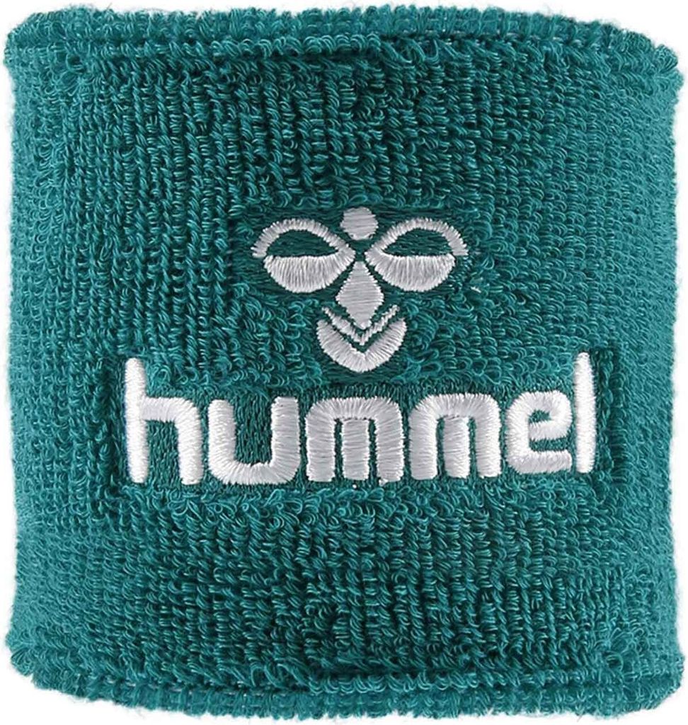 Hummel OLD SCHOOL SMALL WRISTBAND - SPORTS GREEN/WHITE - 111