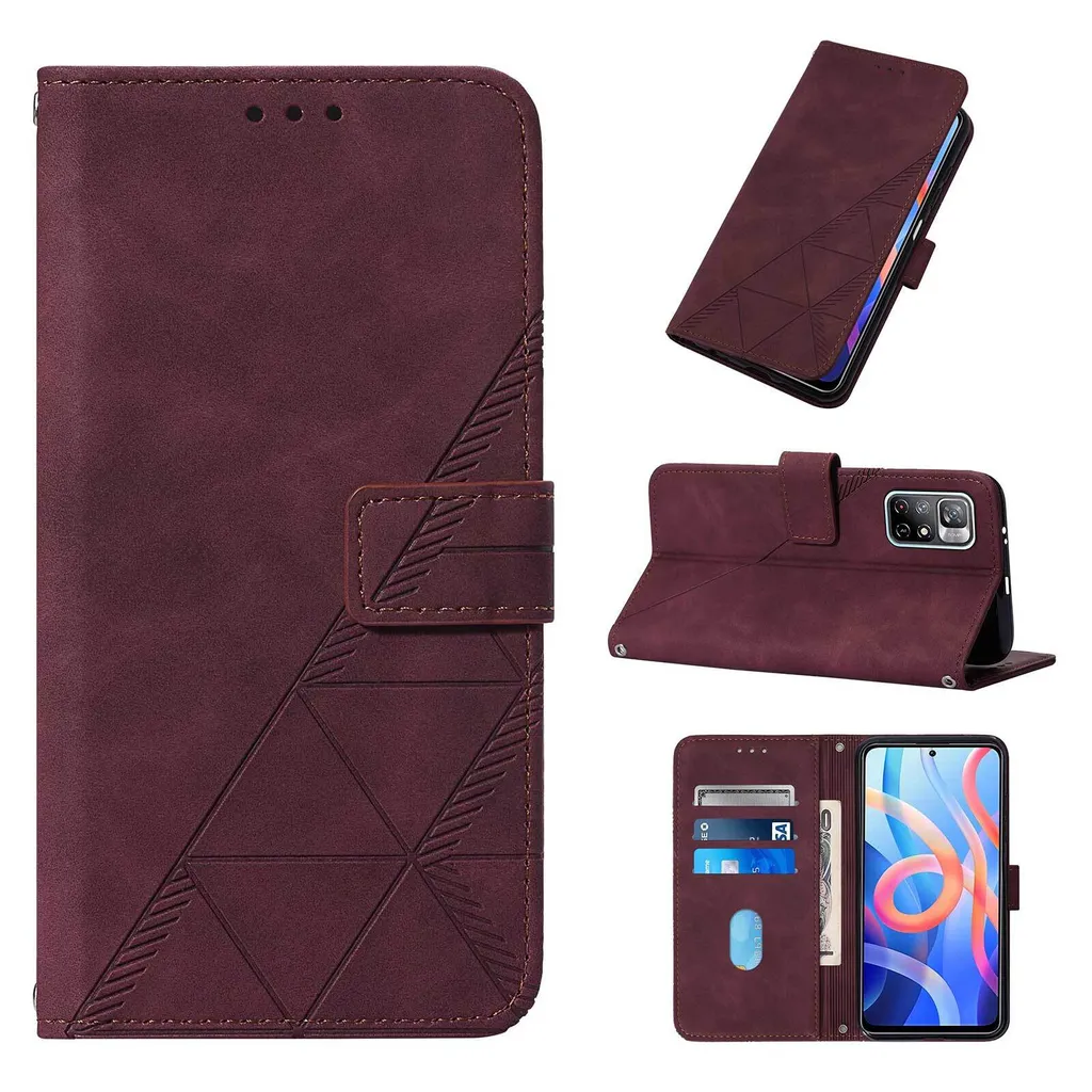 BoerHang Cover per Umidigi G5A, Slot per Schede, Staffa, Cover Pelle PU Flip Portafoglio, Cover per Umidigi G5A.(Nero