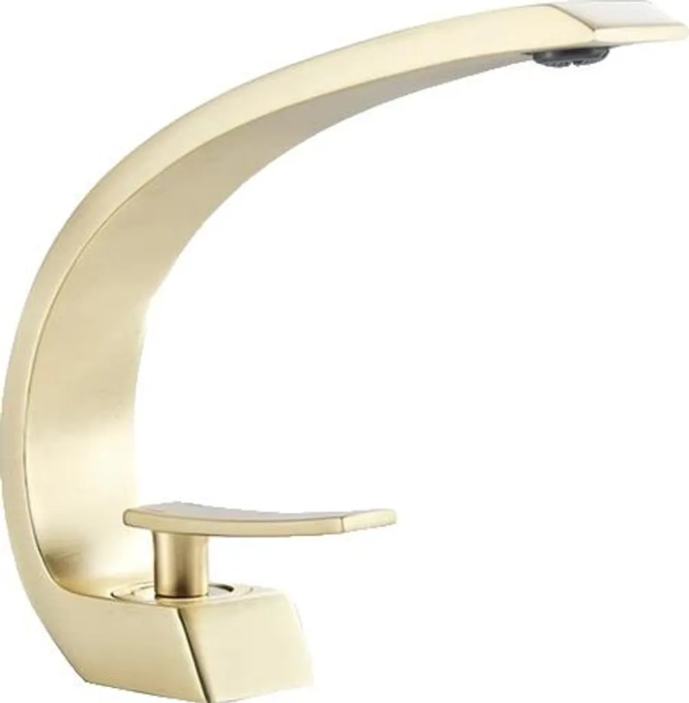 Miscelatore Lavabo Oro Spazzolato - Tecnologia Risparmio Idrico