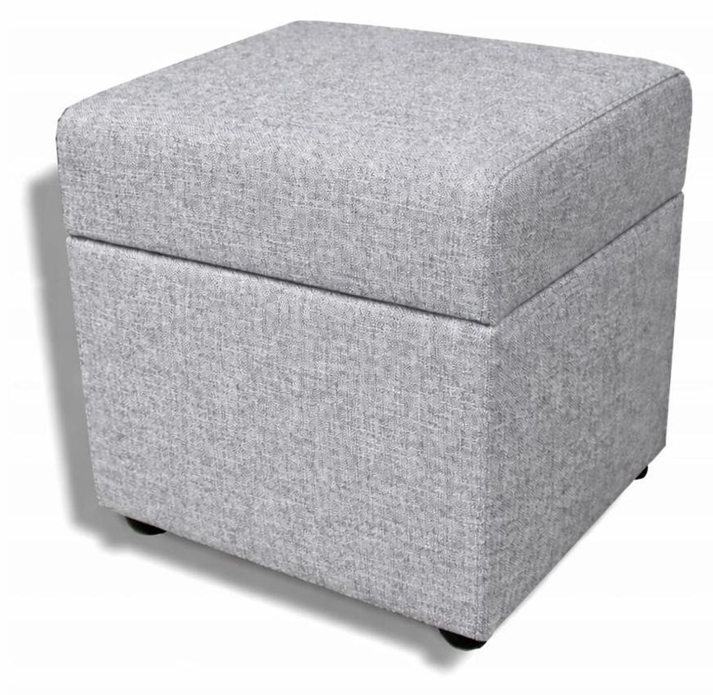 Pufa kwadratowa z pojemnikiem salon sypialnia 38x38x42 Zdjęcie produktu 