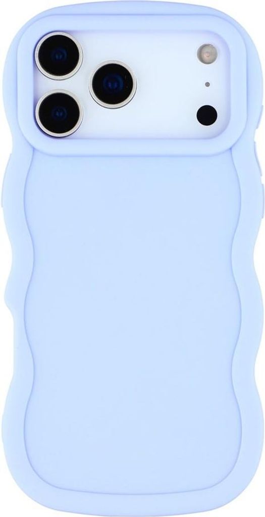 Hülle für Apple iPhone 17 Pro - Phonesta Wavy Silikon Back Cover - Lila