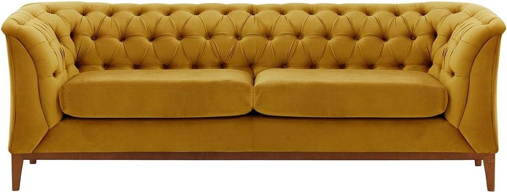 2,5-Sitzer Sofa Chesterfield Modern Wood-Velluto 8-aveo