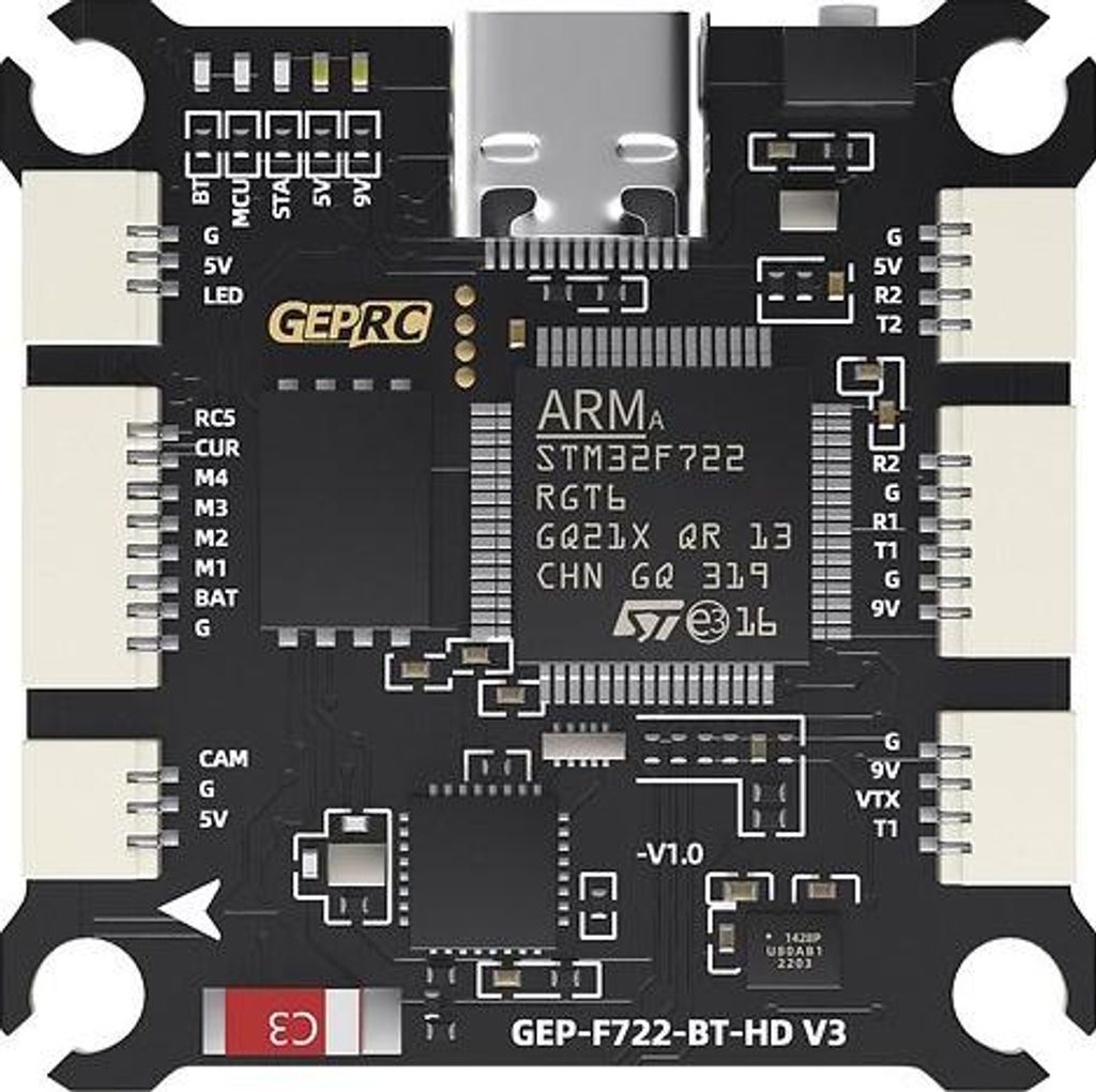 GEPRC F722 BT HD V3 FC Flight Controller FPV Bluetooth Produktbild 