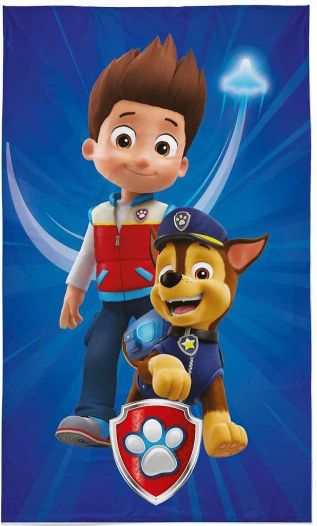DETEXPOL Babyhandtuch Paw Patrol Alex und Chase Baumwolle - Frottee, 50/30 cm