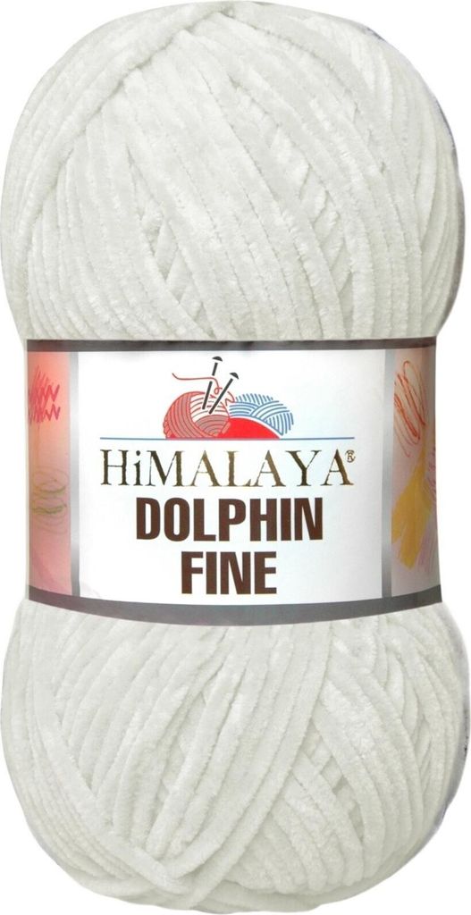 Himalaya Dolphin Fine 80506 Cream Przędza dziewiarska Zdjęcie produktu 