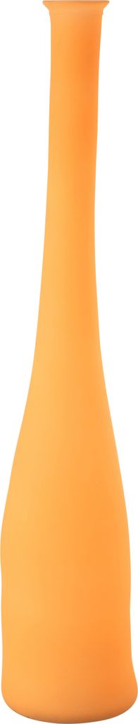 J-Line Vase Bottle Glass Neon Orange Large