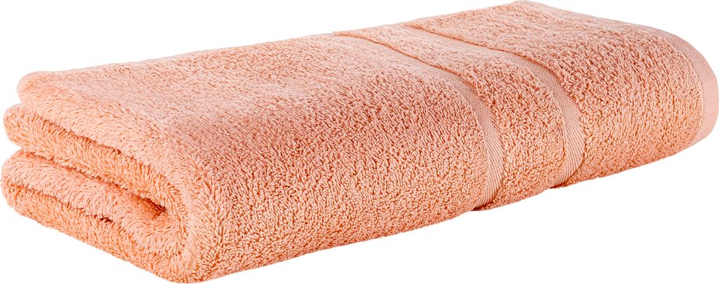 Premium Frottee Duschtuch 70x140 cm in peach von Produktbild 