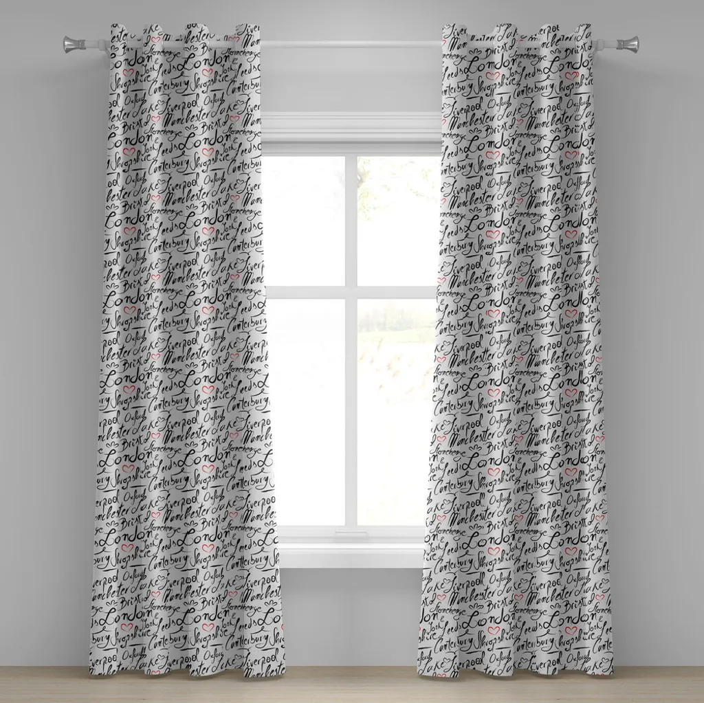 Tenda ABAKUHAUS Urban Style Inghilterra 280x245 cm Nero Vermiglio