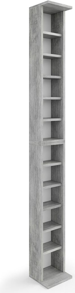 Police na CD Vicco  Beton 21 x 183.6 cm Vysoký, Model 25369 Obrázek produktu 