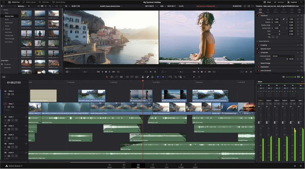 Solution de Montage Vidéo DaVinci Resolve Studio avec Clé USB de Licence