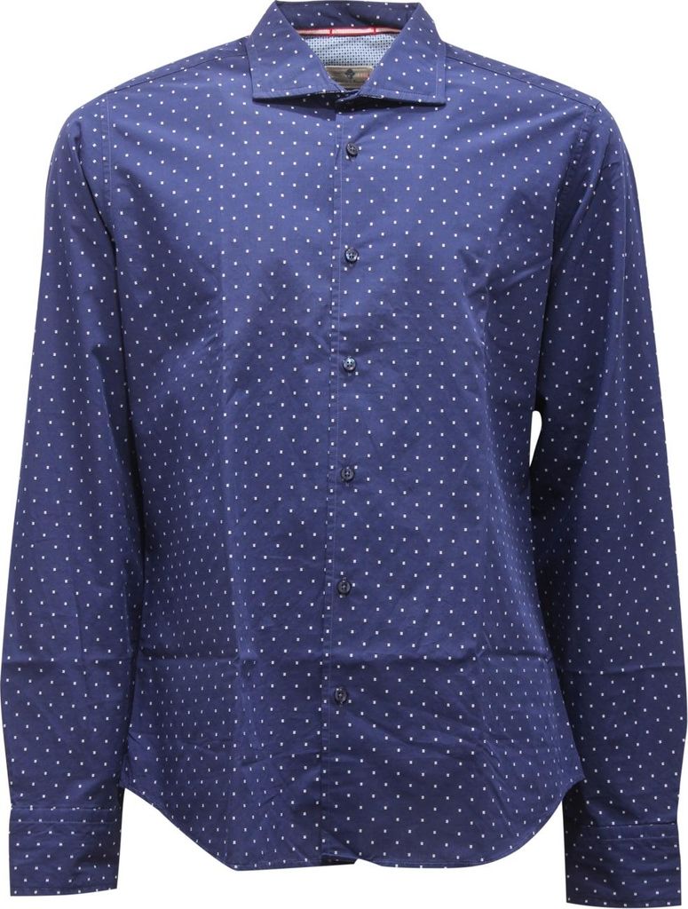 3840AR camicia uomo GARRY'S EARTH man shirt blue