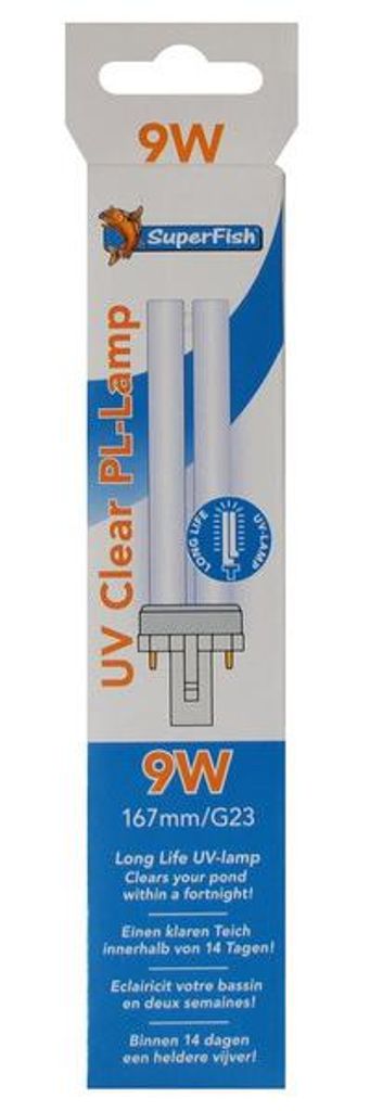 SuperFish UV Clear PL-Lamp 9W Productafbeelding 