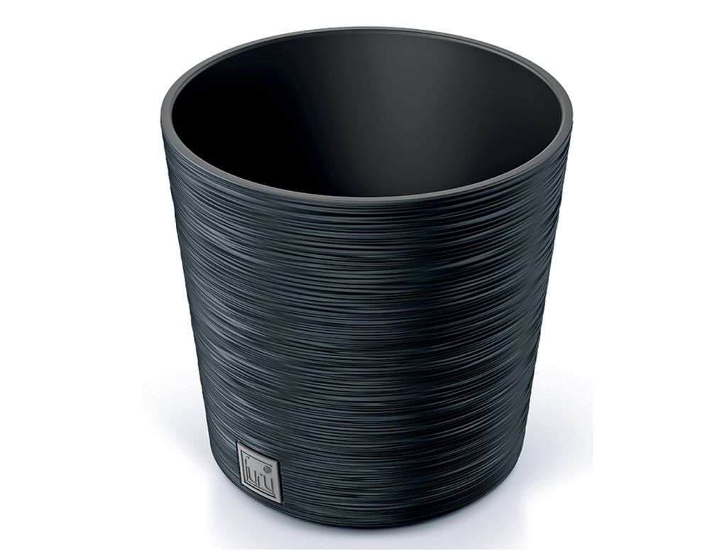 Pot de jardin Pot 25 cm rond Terrace Garden Home Anthracite Image du produit 