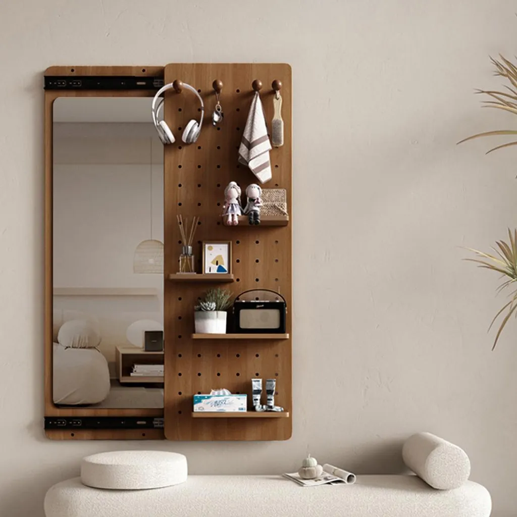 Miroir d'Entrée avec Rangement Mural pour Optimiser les Petits Espaces - 6