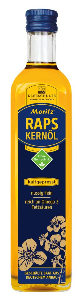 Moritz Rapskernöl kaltgepresstes naturbelassenes nussiges Produktbild 
