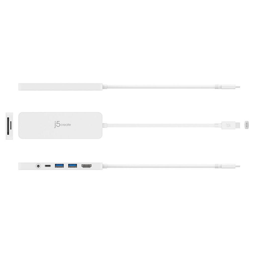 j5create JCD373, USB 3.2 Gen 1 (3.1 Gen 1) Type-C, 60 W, Zdjęcie produktu 