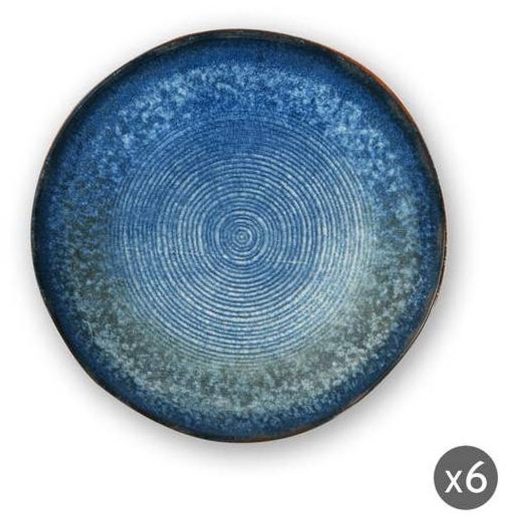 Excelsa Zestaw 6 talerzyków na owoce Poseidone Ceramic 20X2 Zdjęcie produktu 