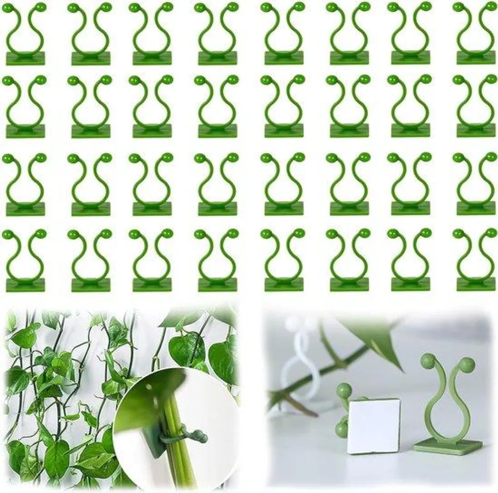 Guide pour plantes grimpantes et gestion de câbles muraux - 200 attaches