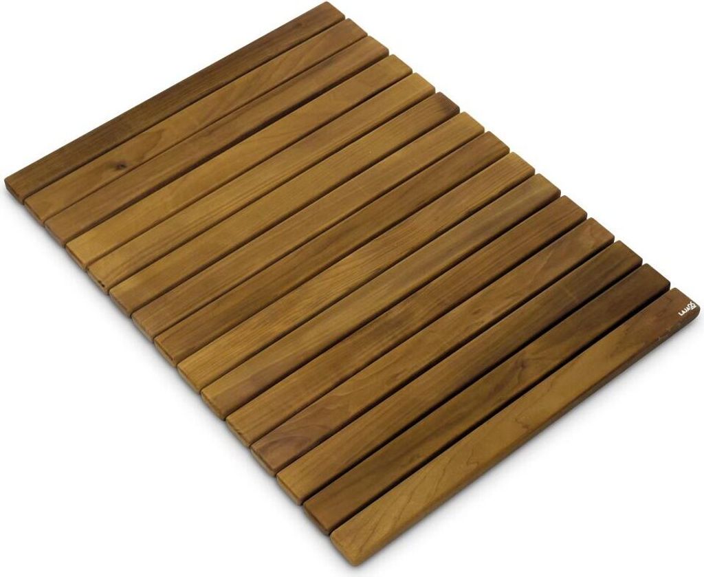 LaJa26 Sauna Bodenmatte Espe "Thermo" 80 x 60 x 2 cm