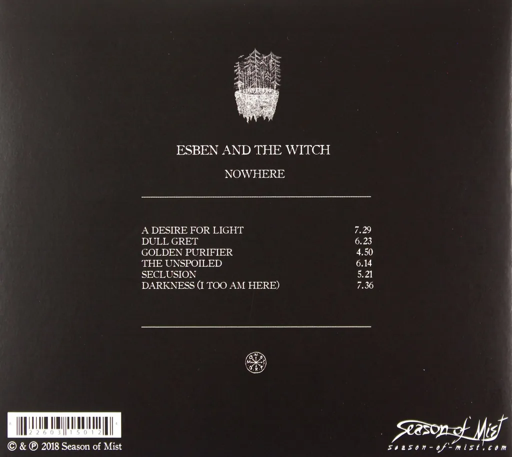 Album CD Nowhere Esben And The Witch Edition Digipack Post-Rock - 2