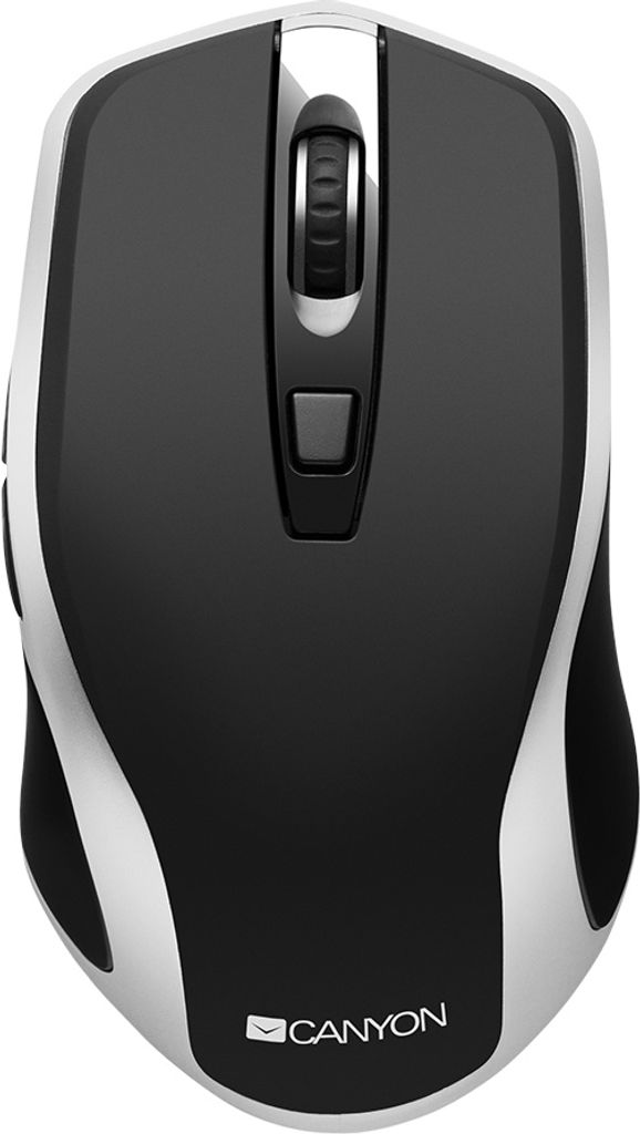Canyon MW-19 Maus Beidhändig RF Wireless + USB Type-A Optisch 1600 DPI (CNS-CMSW19B)