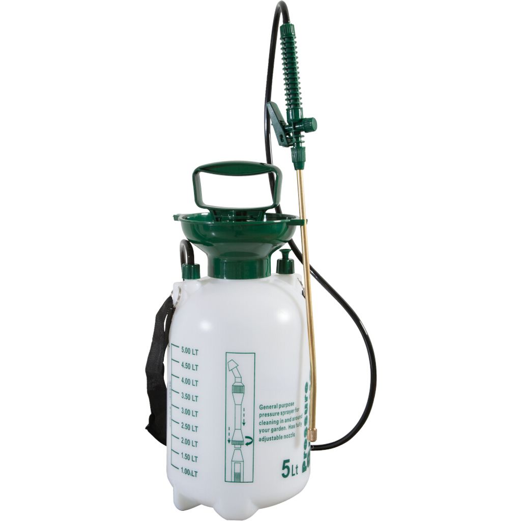Gardamo Drucksprüher, Fassungsvermögen5 Liter mit Überdruckventil